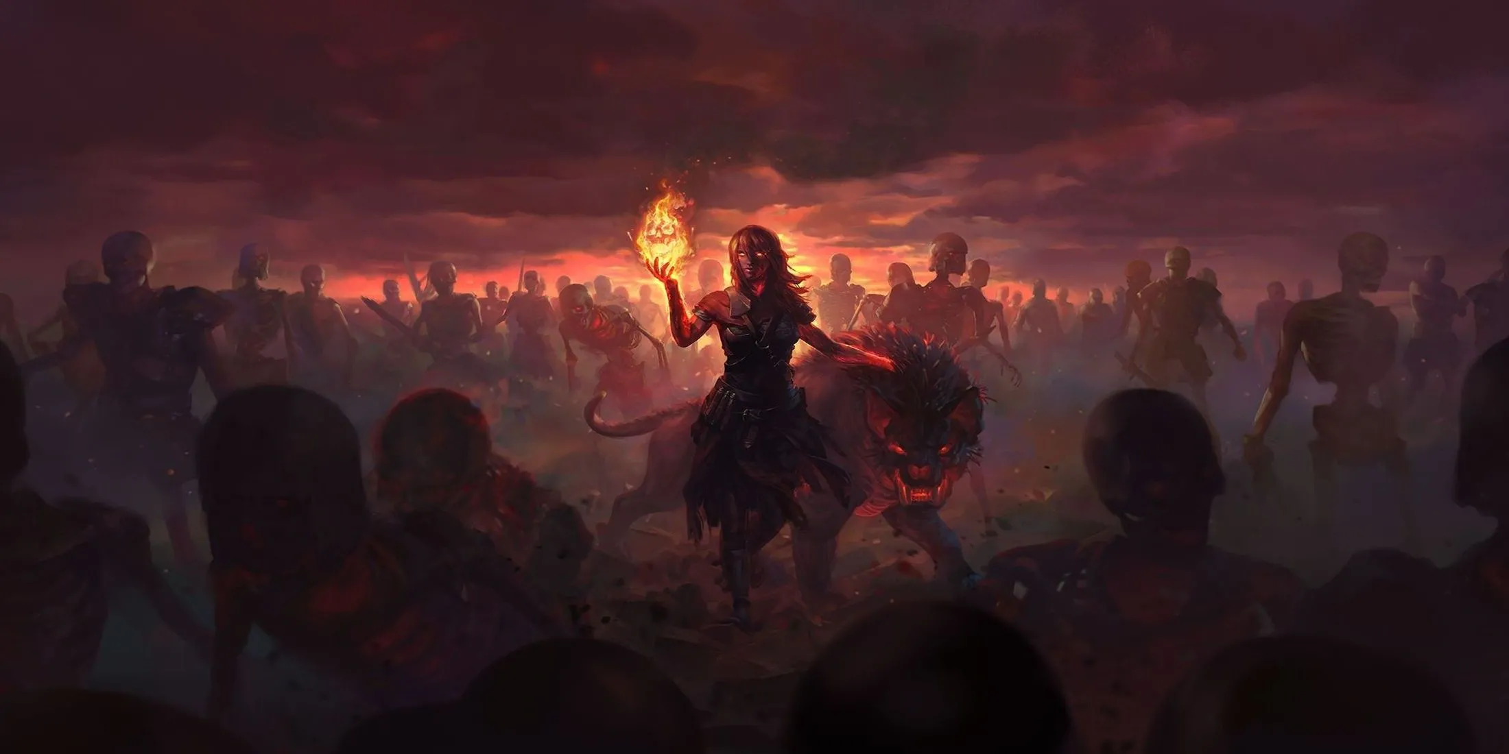 Ảnh bìa chính thức của Path of Exile 2, minh họa phong cách đồ họa và nhân vật trong game