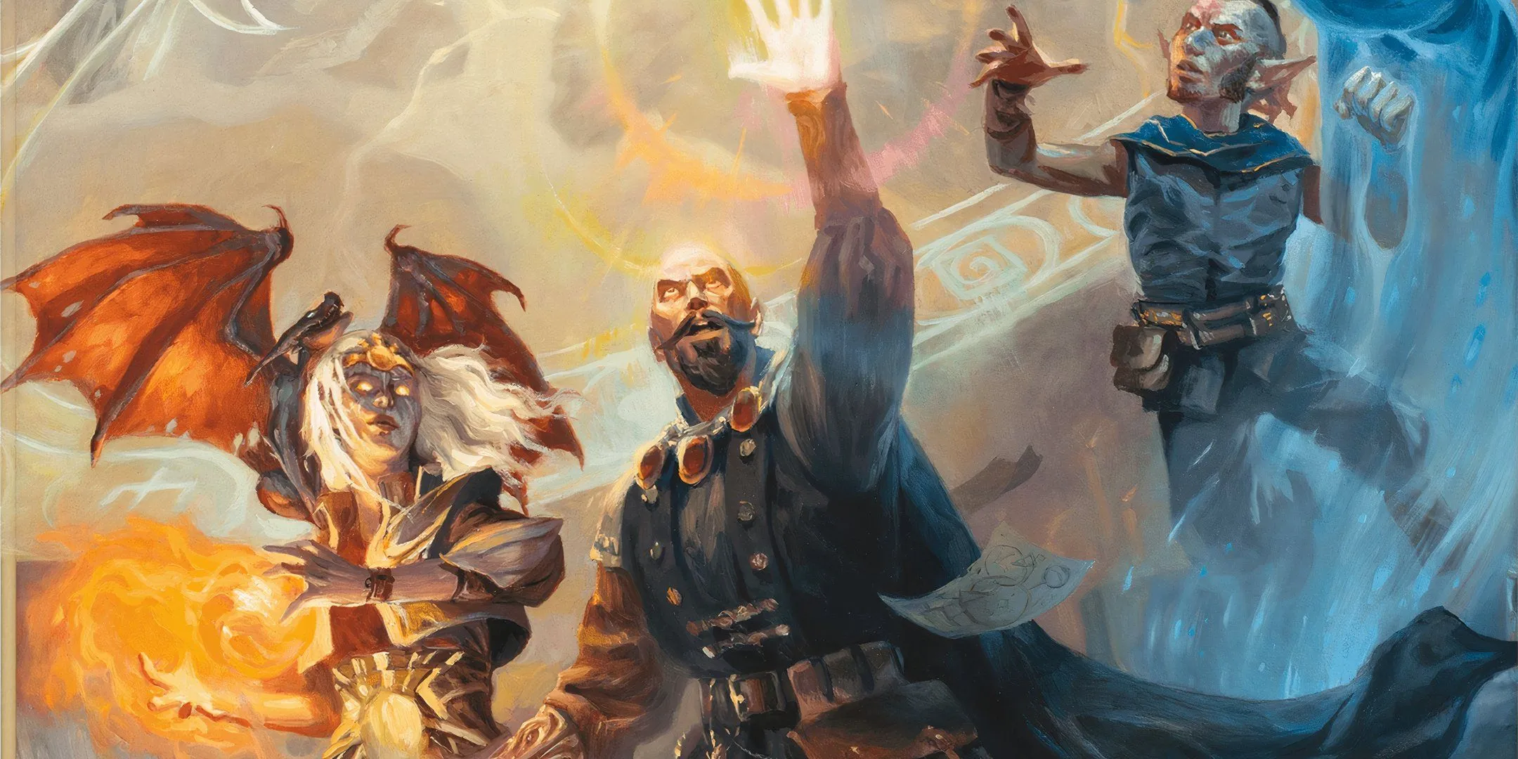 Ba pháp sư vĩ đại từ thế giới Greyhawk trong Dungeons & Dragons, thể hiện sự vắng bóng ma thuật trong chiến dịch.