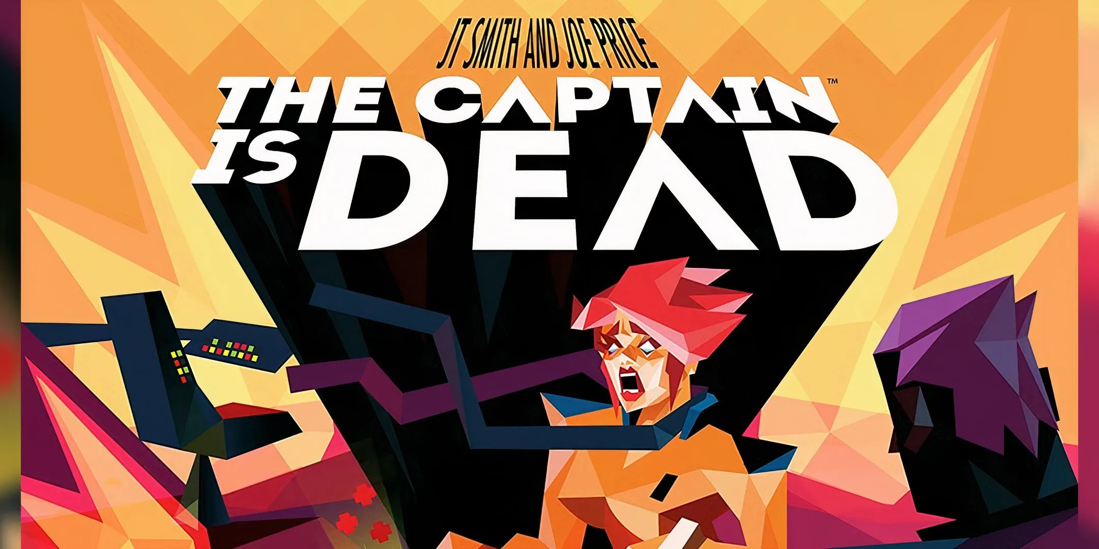 Bìa hộp game The Captain Is Dead với hình ảnh phi hành đoàn đang đối mặt nguy hiểm, nhấn mạnh tính hợp tác sinh tồn trong không gian.