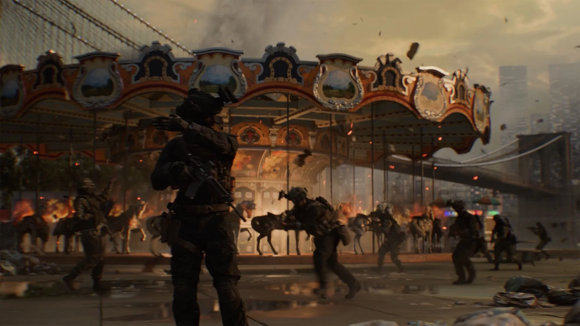 Cảnh bắn súng góc nhìn thứ nhất với đồ họa chân thực trong Battlefield 6