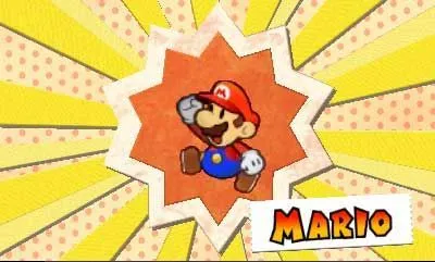 Cảnh chiến đấu RPG trong Paper Mario Sticker Star với các nhân vật hình giấy
