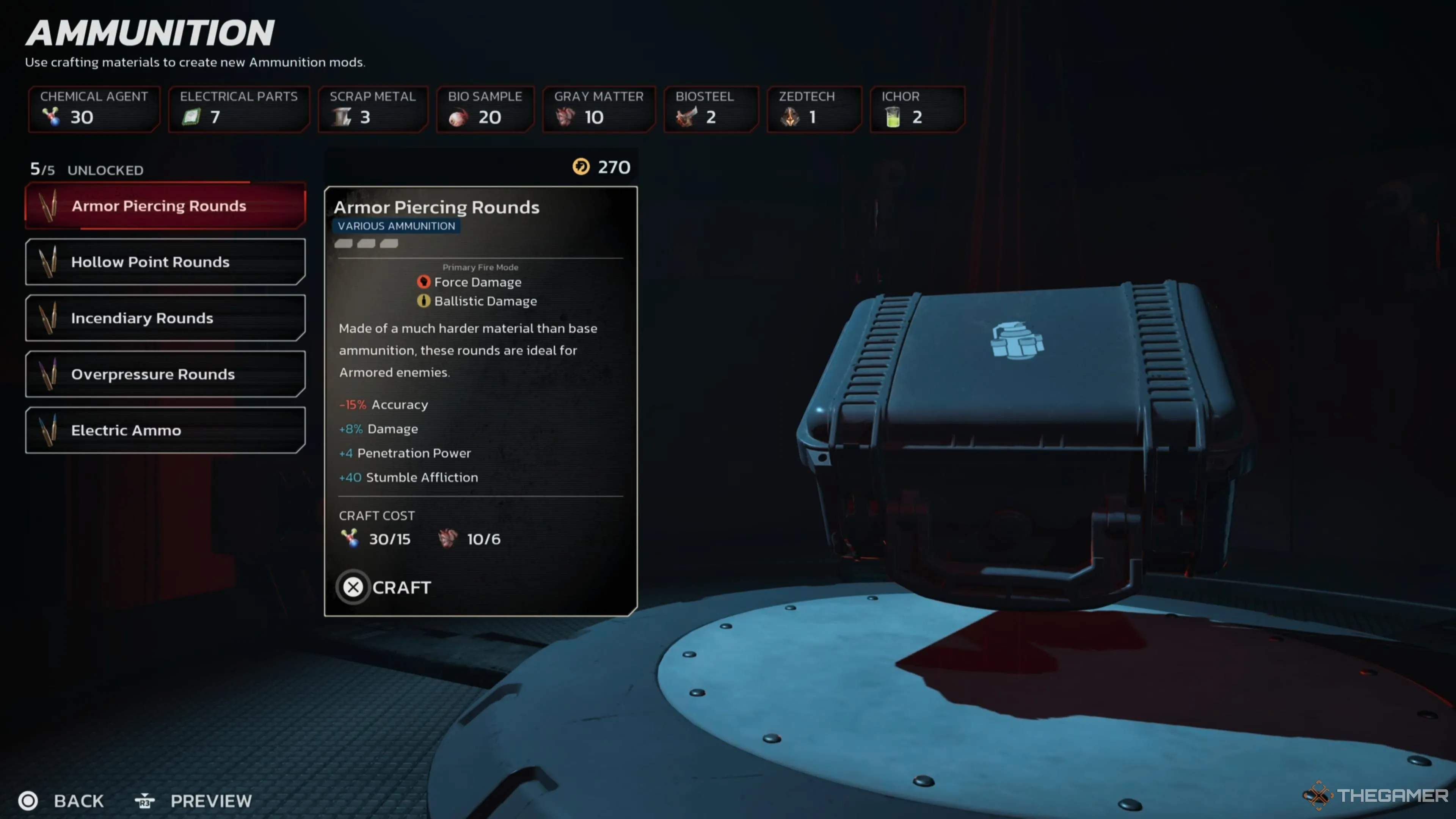 Chế độ đạn xuyên giáp (armor piercing rounds mod) cho đạn dược trong Killing Floor 3.