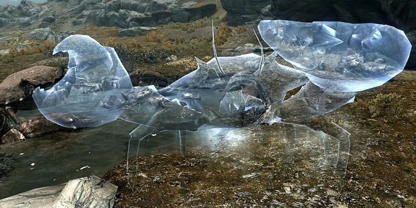 Cua bùn Guardian Mudcrab trong Kyne's Sacred Trials, Skyrim