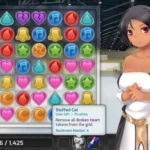 Giao diện trò chơi HuniePop, minh họa cho nội dung game 18+ đang bị xem xét bởi các nền tảng và nhà cung cấp thanh toán.