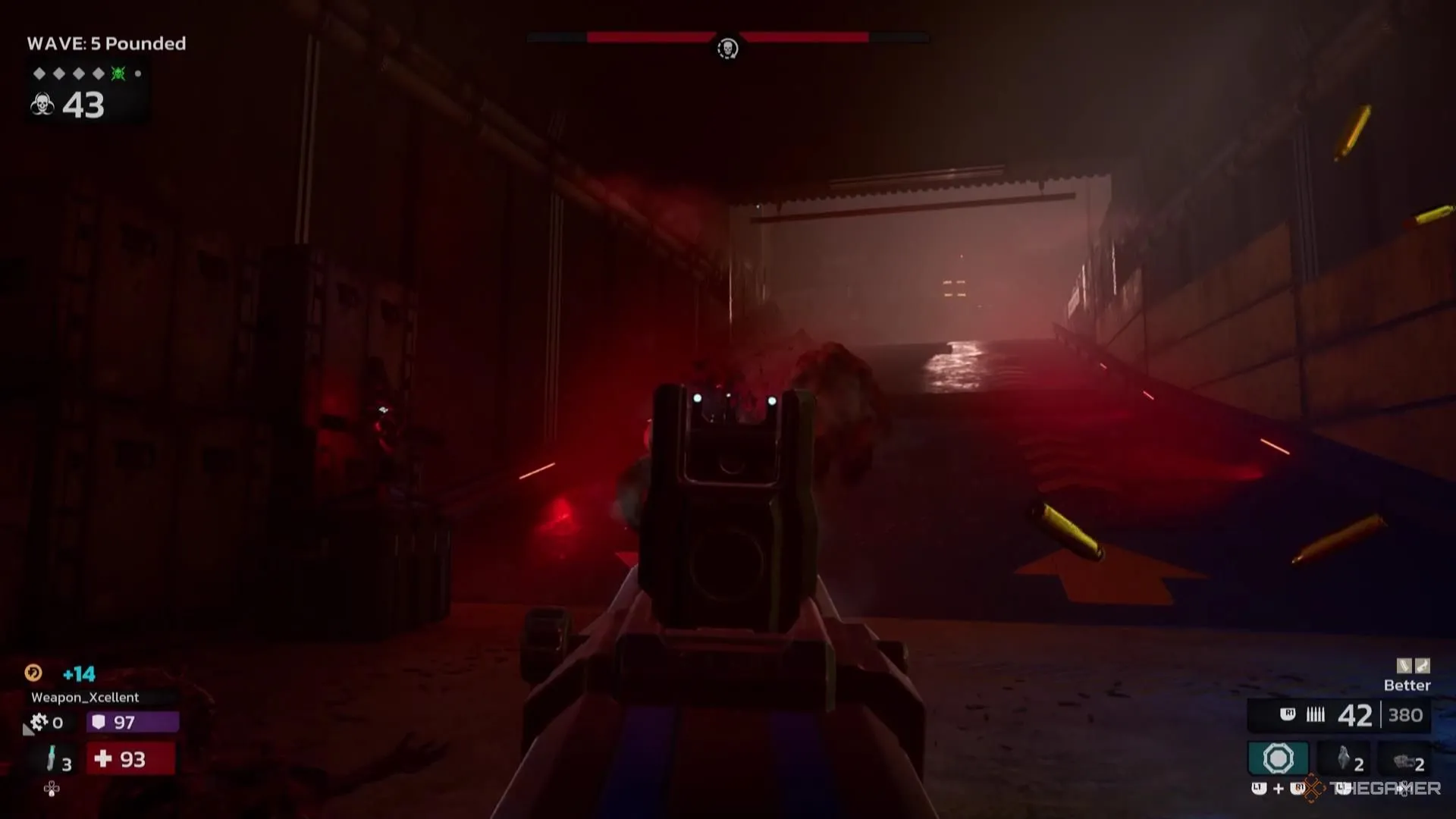 Hai quái vật Zed khổng lồ xuất hiện từ một con dốc trong Killing Floor 3, minh họa sự đe dọa từ mọi hướng.