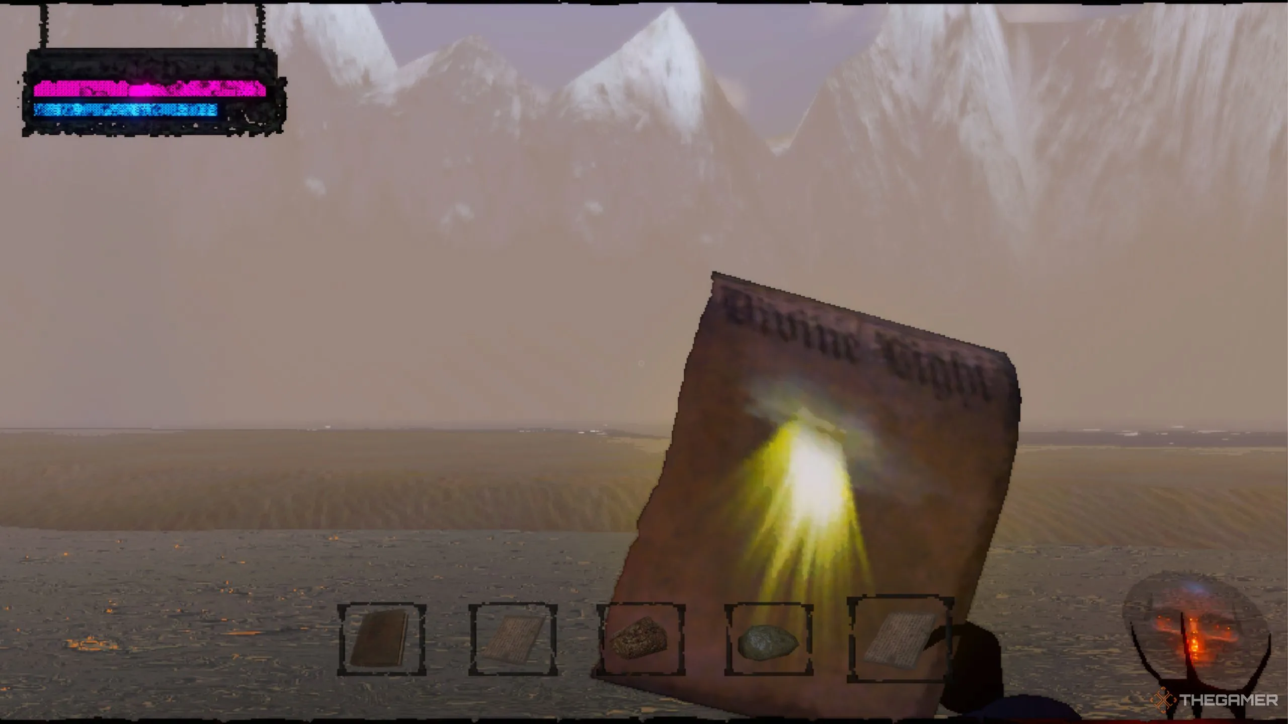 Hiệu ứng phép Divine Light (Ánh Sáng Thần Thánh) trong Mage Arena giúp hồi máu đồng minh