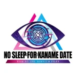 Hình ảnh bìa chính thức của No Sleep for Kaname Date, thể hiện các nhân vật trung tâm như Kaname Date, Aiba và Iris Sagan trong bối cảnh bí ẩn của game giải đố Visual Novel.
