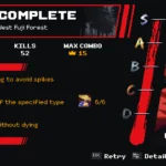 Hình ảnh hiển thị bảng xếp hạng điểm S-Rank Ultimate Ninja trong Ninja Gaiden Ragebound