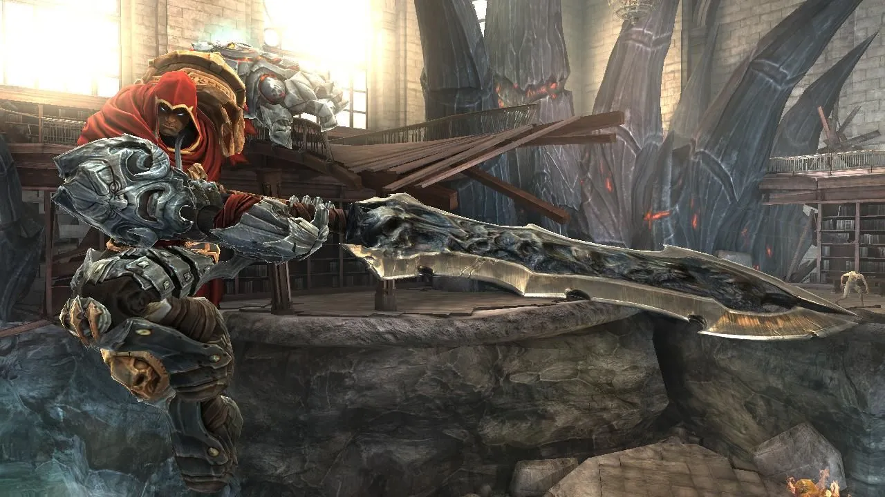 Hình ảnh nghệ thuật của Darksiders 3, minh họa Kỵ Sĩ Fury