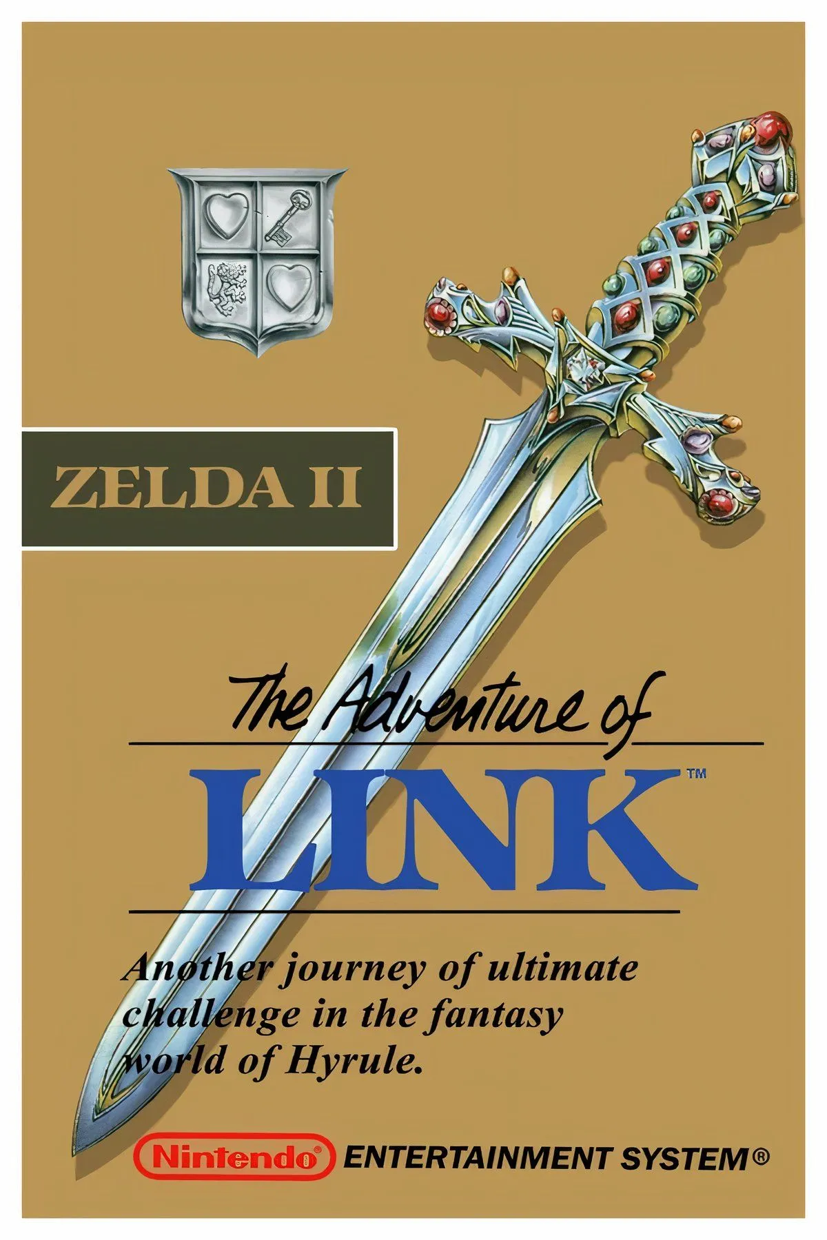 Link trong Zelda 2 The Adventure of Link với góc nhìn ngang đặc trưng và yếu tố RPG mới