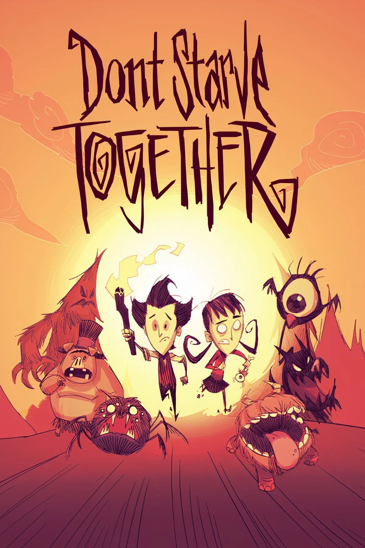 Nhân vật hoạt hình quen thuộc của Don't Starve Together, đại diện cho mod Starvation với các hệ thống sinh tồn cực kỳ chi tiết.