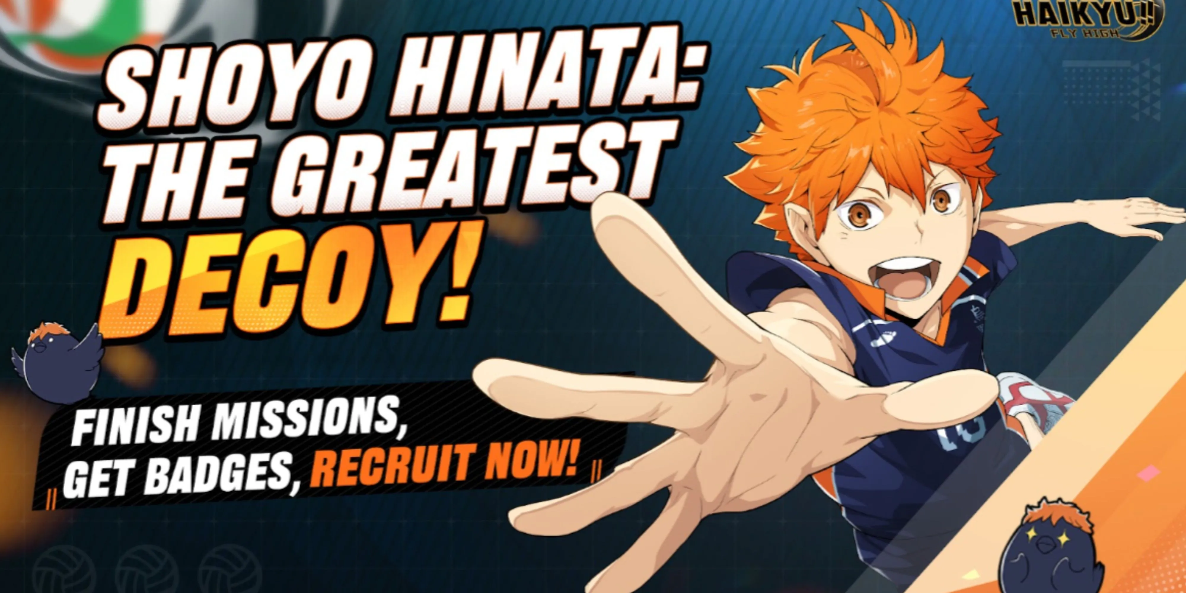 Shoyo Hinata trong sự kiện ra mắt Haikyuu Fly High