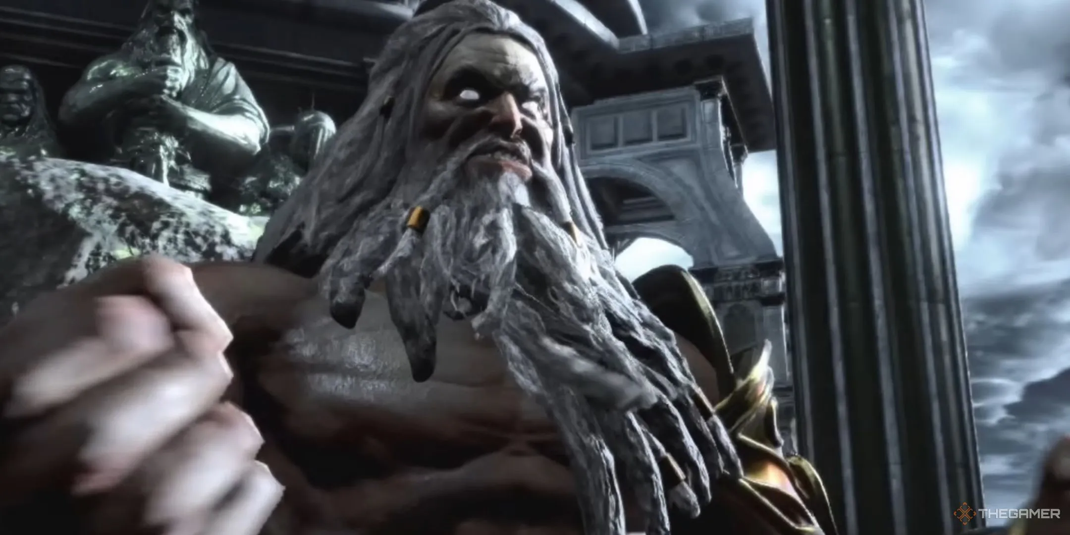 Zeus xuất hiện trong God of War 3.